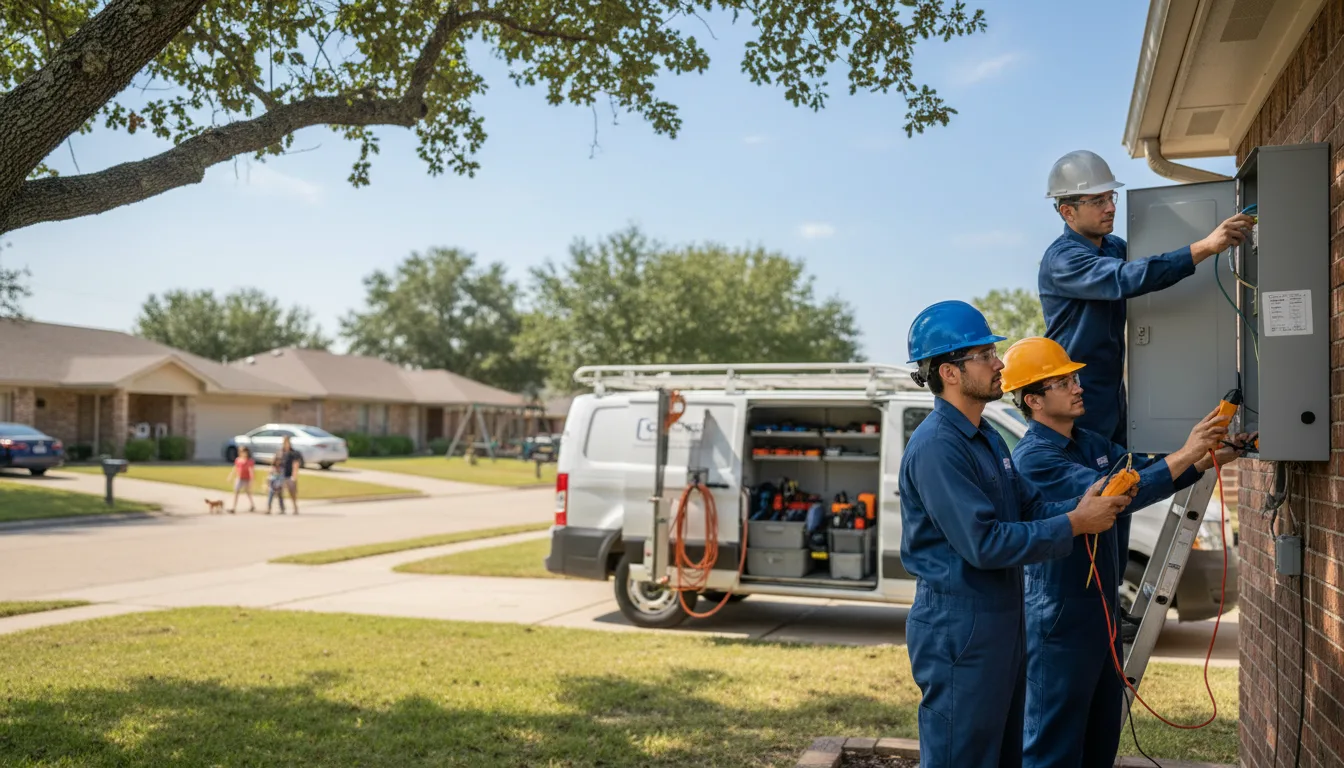 Certified electrician providing emergency electrical services in Estancia, NM